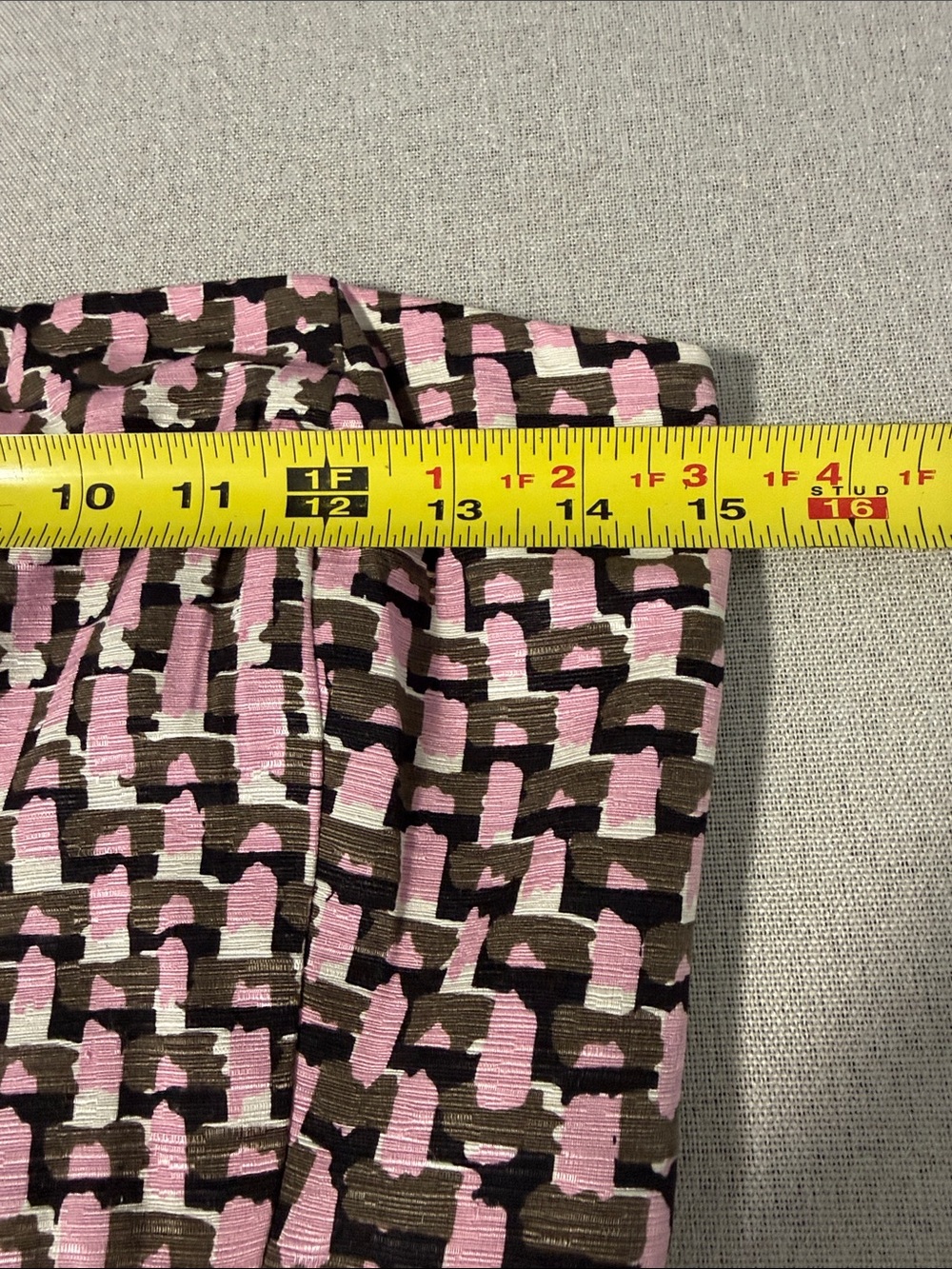 Banana Republic Strapless Pink & Black Patterned Mini Dress SZ4 - Picture 9 of 16